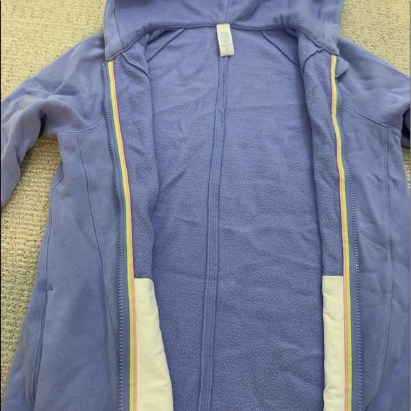 Ivivva Girls Size 12 Purple Zip Up Hoodie - Picture 4 of 5